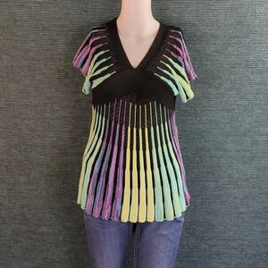 Adore Colorful Loose Knit Top